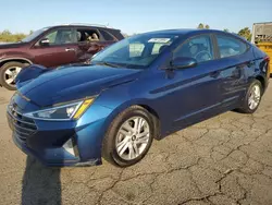 Salvage cars for sale at Fresno, CA auction: 2019 Hyundai Elantra SEL