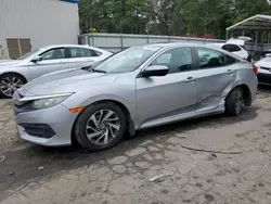 Salvage cars for sale at Austell, GA auction: 2016 Honda Civic EX