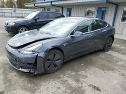 Salvage cars for sale at Arlington, WA auction: 2018 Tesla Model 3