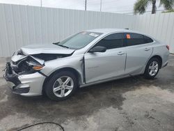 Salvage cars for sale at Riverview, FL auction: 2019 Chevrolet Malibu LS