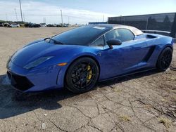 Salvage cars for sale at Woodhaven, MI auction: 2009 Lamborghini Gallardo Spyder