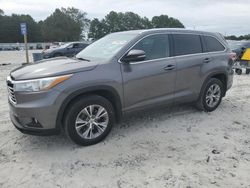 Salvage cars for sale from Copart Loganville, GA: 2015 Toyota Highlander XLE