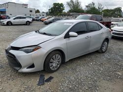 Toyota Corolla Vehiculos salvage en venta: 2018 Toyota Corolla L