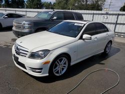 Mercedes-Benz Vehiculos salvage en venta: 2012 Mercedes-Benz C 250