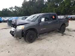 Salvage trucks for sale at Ocala, FL auction: 2005 Nissan Titan XE