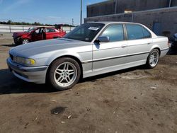 BMW salvage cars for sale: 2001 BMW 750 IL