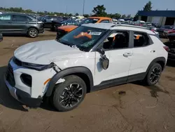 Vehiculos salvage en venta de Copart Woodhaven, MI: 2021 Chevrolet Trailblazer LT