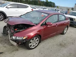 Salvage cars for sale at Spartanburg, SC auction: 2011 Honda Civic LX