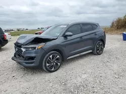 Salvage cars for sale at Taylor, TX auction: 2019 Hyundai Tucson Limited