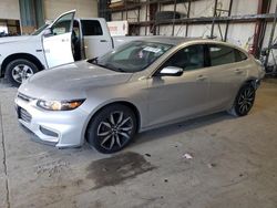 Chevrolet salvage cars for sale: 2017 Chevrolet Malibu LT