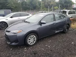 Toyota salvage cars for sale: 2017 Toyota Corolla L