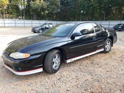 Chevrolet Montecarlo salvage cars for sale: 2002 Chevrolet Monte Carlo SS