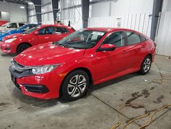 Honda salvage cars for sale: 2017 Honda Civic LX