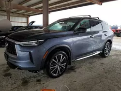 Salvage cars for sale at Houston, TX auction: 2022 Infiniti QX60 Autograph