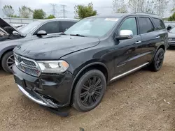 Salvage cars for sale at Elgin, IL auction: 2014 Dodge Durango Citadel