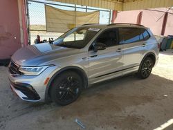 Salvage cars for sale at Sun Valley, CA auction: 2022 Volkswagen Tiguan SE R-LINE Black