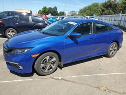 Salvage cars for sale at Moraine, OH auction: 2021 Honda Civic LX