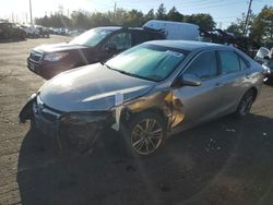 Toyota Camry le salvage cars for sale: 2016 Toyota Camry LE