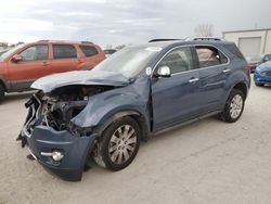 Salvage cars for sale at Kansas City, KS auction: 2011 Chevrolet Equinox LT