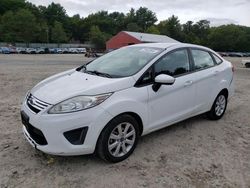 Salvage cars for sale at Mendon, MA auction: 2012 Ford Fiesta SE