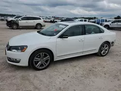 Volkswagen salvage cars for sale: 2013 Volkswagen Passat SE