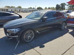 Salvage cars for sale at Sacramento, CA auction: 2017 BMW 530 I