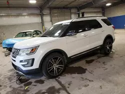 Salvage cars for sale at Chalfont, PA auction: 2017 Ford Explorer XLT