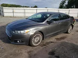 Salvage cars for sale at Dunn, NC auction: 2016 Ford Fusion Titanium