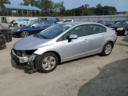 Honda salvage cars for sale: 2014 Honda Civic LX