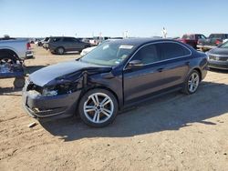 Salvage cars for sale at Amarillo, TX auction: 2015 Volkswagen Passat SE