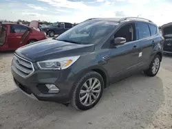 Flood-damaged cars for sale at auction: 2018 Ford Escape Titanium