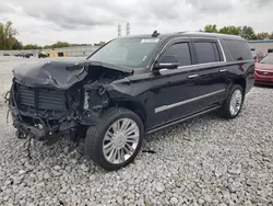 Cadillac Vehiculos salvage en venta: 2018 Cadillac Escalade ESV Platinum