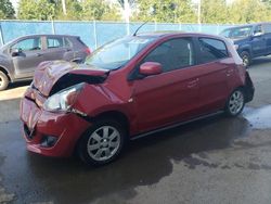 Salvage cars for sale from Copart Moncton, NB: 2014 Mitsubishi Mirage ES