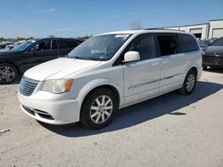 Salvage cars for sale at Kansas City, KS auction: 2013 Chrysler Town & Country Touring