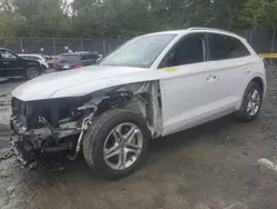 Salvage cars for sale at Waldorf, MD auction: 2018 Audi Q5 Premium