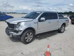 Salvage cars for sale at Arcadia, FL auction: 2017 Ford F150 Supercrew