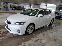 Salvage cars for sale at Sandston, VA auction: 2012 Lexus CT 200