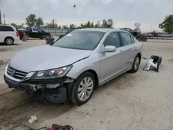 Honda salvage cars for sale: 2013 Honda Accord EXL