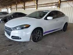 Salvage cars for sale at Phoenix, AZ auction: 2015 Dodge Dart SE