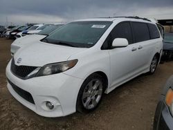 Toyota salvage cars for sale: 2013 Toyota Sienna Sport