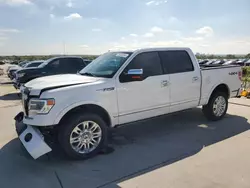 Vehiculos salvage en venta de Copart Grand Prairie, TX: 2013 Ford F150 Supercrew