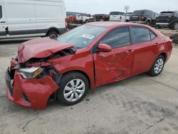 Salvage cars for sale at auction: 2015 Toyota Corolla L