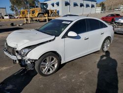 Salvage cars for sale at Albuquerque, NM auction: 2014 Chevrolet Cruze LTZ