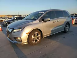 Salvage cars for sale at Grand Prairie, TX auction: 2019 Honda Odyssey Touring