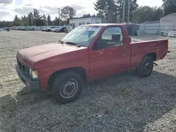 Salvage cars for sale at Graham, WA auction: 1993 Nissan Truck Short Wheelbase