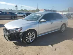 Salvage cars for sale from Copart Chicago Heights, IL: 2019 Volkswagen Passat Wolfsburg