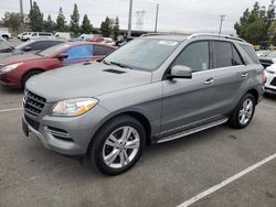 Salvage cars for sale at Rancho Cucamonga, CA auction: 2015 Mercedes-Benz ML 350 4matic