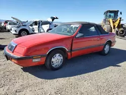 Salvage cars for sale at Helena, MT auction: 1989 Chrysler Lebaron Premium