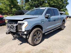 Salvage cars for sale at Marlboro, NY auction: 2023 Ford F150 Lightning PRO