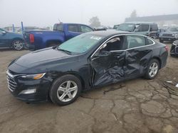 Salvage cars for sale at Woodhaven, MI auction: 2019 Chevrolet Malibu LS